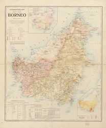Surrender Map of the Island of Borneo