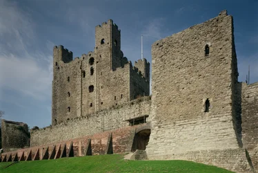 Exterior view, Rochester Castle, Kent