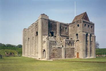 Exterior view of the keep, Castle Rising, Norfolk, built c.1138