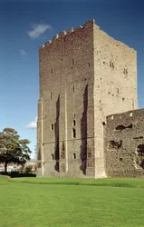 Exterior view of the keep, Portchester Castle, Hampshire, built c.1160-72
