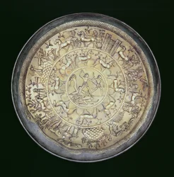 Gilded Silver Dish from the Bernardini Tomb at Praeneste