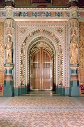 Houses of Parliament, Entrance to the Robing Room, Royal Gallery, c.1841, Sir Charles Barry & Augustus Pugin, Westminster, London, UK