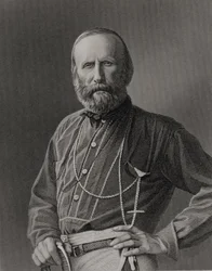 Portrait of Giuseppe Garibaldi (1807-82) engraved by William Holl from a photograph, pub. by William Mackenzie