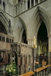 Shrine from the South-West, St. Albans Cathedral