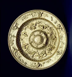 Silver-Gilt Basin, Embossed, Chased and Engraved, French, c.1560-83
