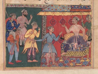 Tales of a Parrot, The Twelfth Night, King Bhojaraja Tries in Vain to Ascertain the Whereabouts