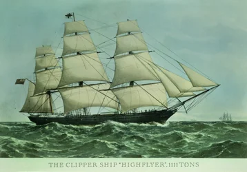 The clipper ship 