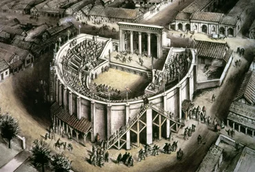 Theatre reconstruction, Roman 2nd century