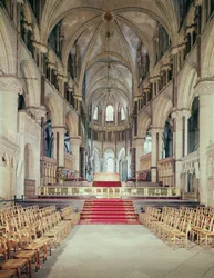View of the choir, Canterbury Cathedral, built 1098-1130
