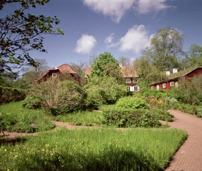 View of the House of Carl Linnaeus, Hammarby, Uppsala, Sweden