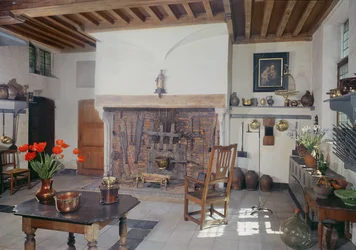 View of the kitchen in the House of the Abbess