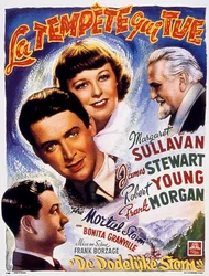 Poster of the film The Mortal Storm by Frank Borzage with Margaret Sullavan and James Stewart 1940