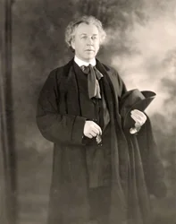 American Architect Frank Lloyd Wright (1867-1959) c. 1917