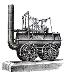 An Engine Locomotive I Built by George Stephenson