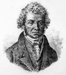 Andre Marie Ampere 19th century, engraving