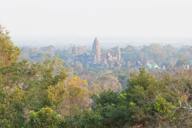 Angkor Wat as Seen from the Hillside Temple of Phnom Bakheng, Siem Reap, Cambodia
