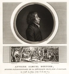 Antoine Samuel Bonnier, Ministre Plenipotentiaire de la Republique Francaise