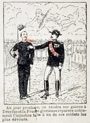 Army Giving Stripes to Captain Dreyfus