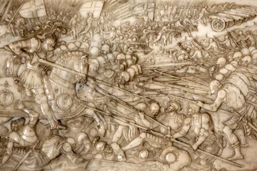 Depiction of the Battle of Marignano in 1515