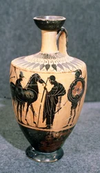 Black-Figure Attic Vase, 5th Century BC