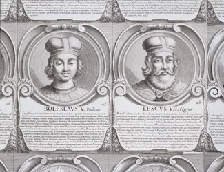 Boleslaw V, the Chaste, and Leszek II, the Black, no. 27 and 28 from 