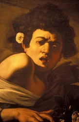 Boy Bitten by a Lizard (detail)