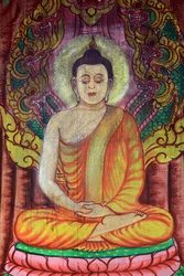 Buddha Thursday. Wat Simuong. Wat Si Muang, Vientiane, Laos, 2015