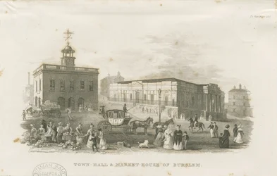 Burslem - Town Hall and Market House