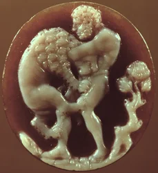 Cameo of Hercules and the Nemean Lion
