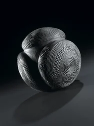 Carved ball from Glass Hill, Towie, Aberdeenshire, Neolithic, c.3000 BC