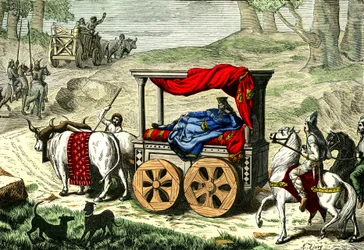 Chariot of a Gallic king, c.1850-86