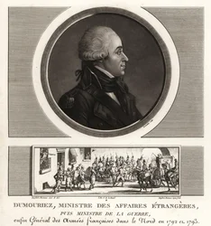 Charles-Francois du Perier Dumouriez, French general during the French Revolutionary Wars