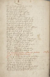 Copy of the Chronicle Andrew of Wyntoun, Fol 319 verso (detail), c.1550