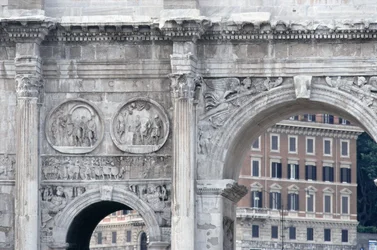 Detail from the Arch of Constantine, built in AD 315