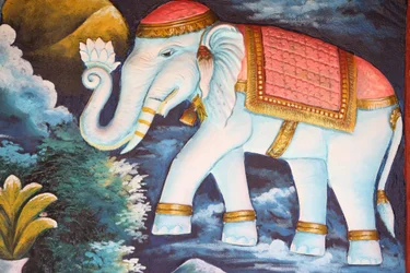 Devoted Elephant, Siem Reap, Cambodia