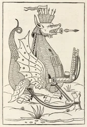 Dragon-shaped war machine