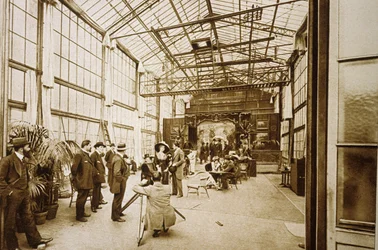 Filming in the Studio de Montreuil (near Paris, Melies