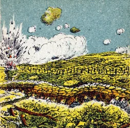 First World War 1914-1918: The Battle of Verdun on February 21