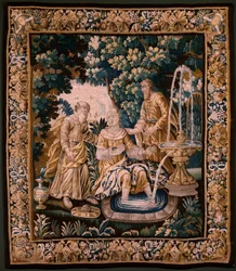 Suzanna and the Elder (Flemish Tapestry)