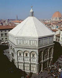 Florence Baptistery Exterior View