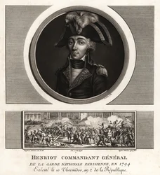 François Hanriot, Jacobin leader, Commandant General of the Paris National Guard, executed in 1794
