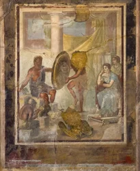 Fresco Depicting Thetis in the Workshop of Hephaestus, Ordering Armor for Achilles