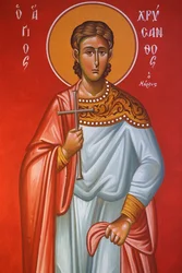 Saint Chrysanthos Fresco