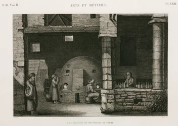 Glass Manufacture Glassworks, Egypt, c 1798