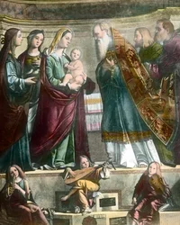 Goethe Travels to Venice, Painting of Holy Mary Showing Jesus at the Temple by Carpaccio