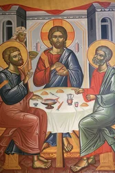 Greek Orthodox Trinity icon, Thessaloniki, Greece