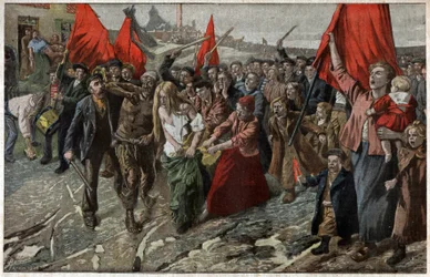 Strike in the North of France