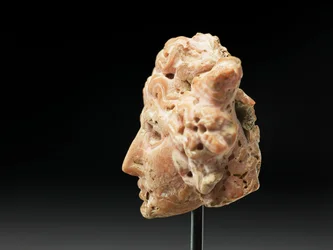 Head of Medusa, from Bactria or Gandhara, 2nd-1st century BC