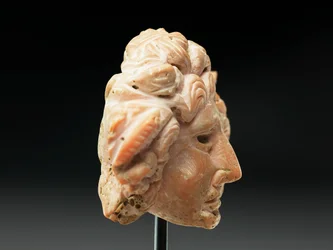 Head of Medusa, from Bactria or Gandhara, 2nd-1st century BC