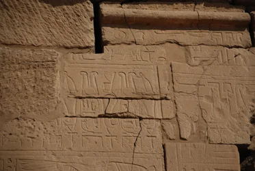 Hieroglyphs on Stone, Karnak, Luxor, Egypt